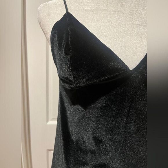 Victoria’s secret Women's Black Slip Dress Velvet - Picture 8 of 11